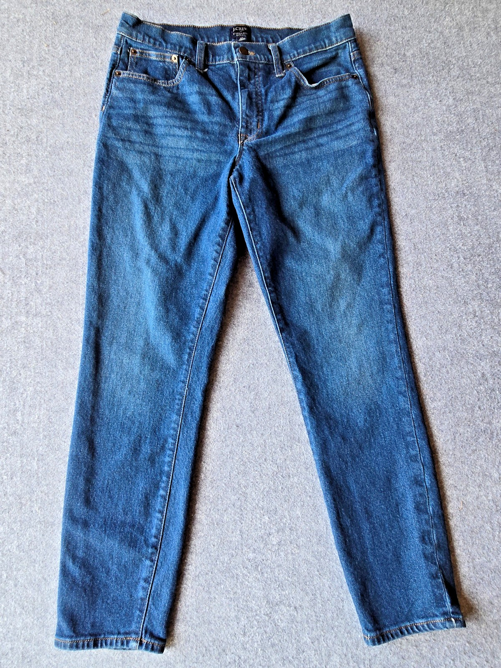 J.CREW Women’s High-Rise Skinny Jeans Blue Medium Wash 5-Pocket Size 28 /30.5x27